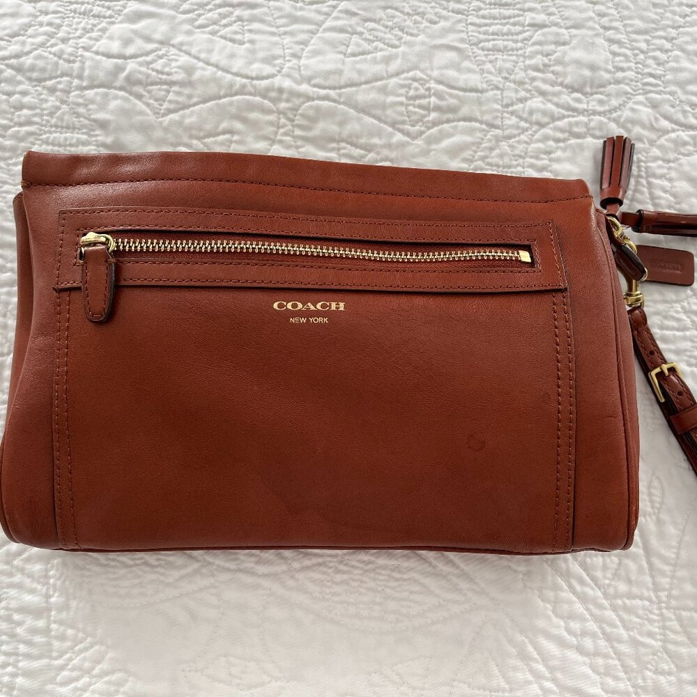 Coach Clutch with detachable wristlet